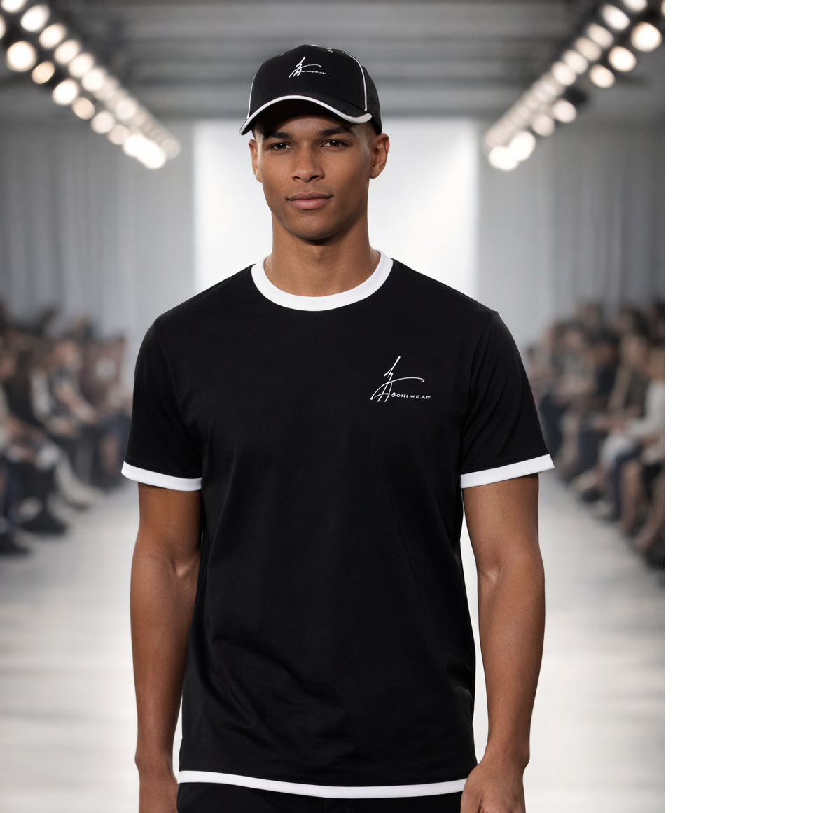 Men's Script/Classic Ensemble - Ringer Tee & Baseball Cap