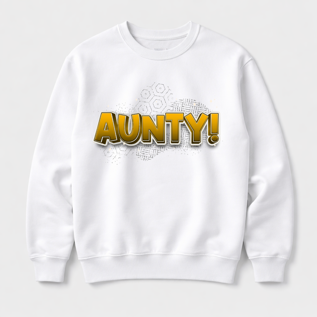 Aunty Sweatshirt-Pink