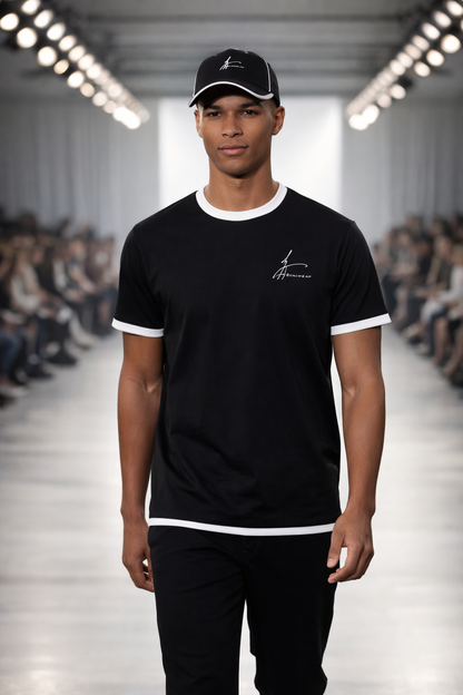 Men's Script/Classic Ensemble - Ringer Tee & Baseball Cap