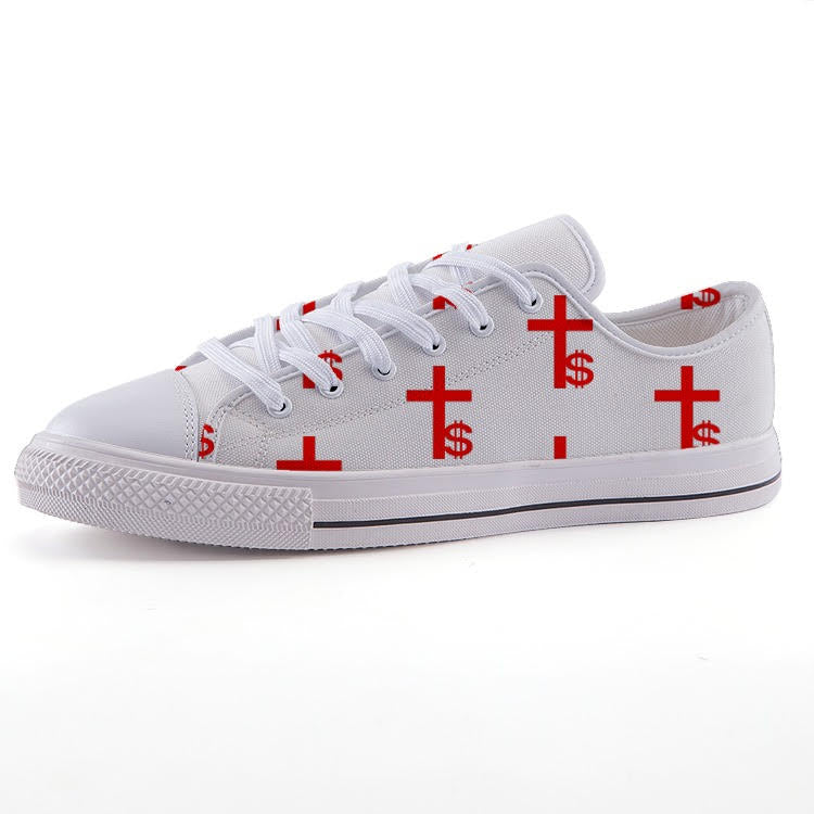 Men’s lace-up canvas shoes