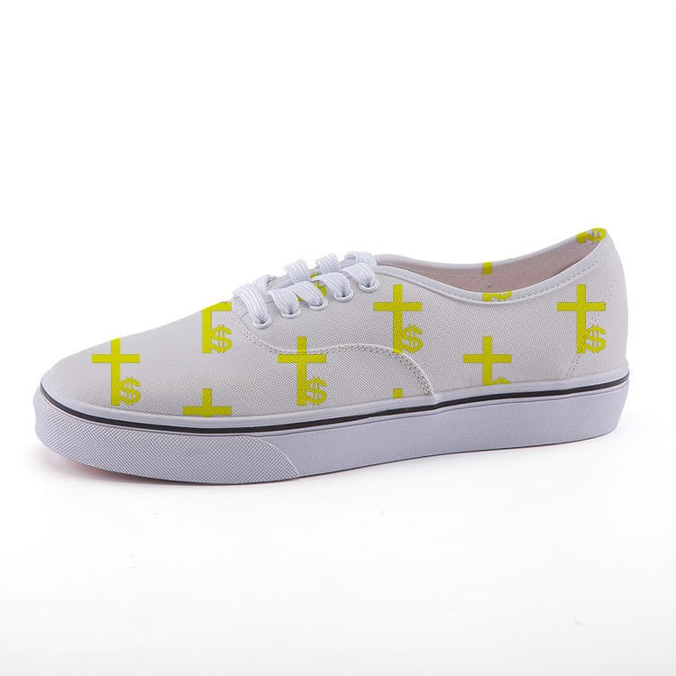 Men’s lace-up canvas shoes