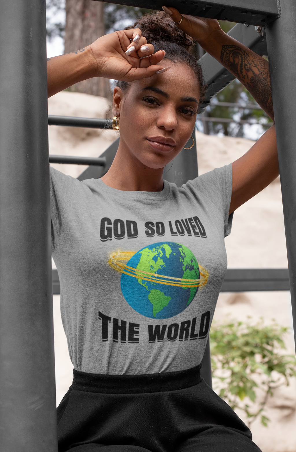 God So Loved T-Shirt