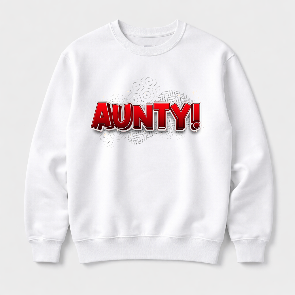 Aunty Sweatshirt-Pink