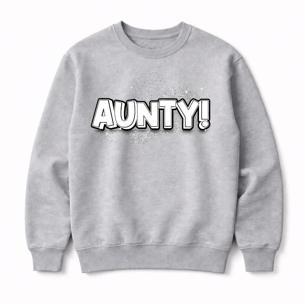 Aunty Sweatshirt-Pink