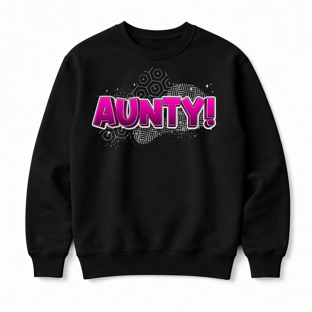 Aunty Sweatshirt-Pink