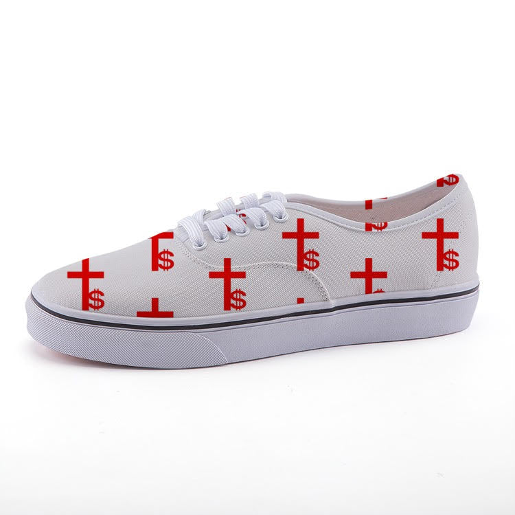 Men’s lace-up canvas shoes