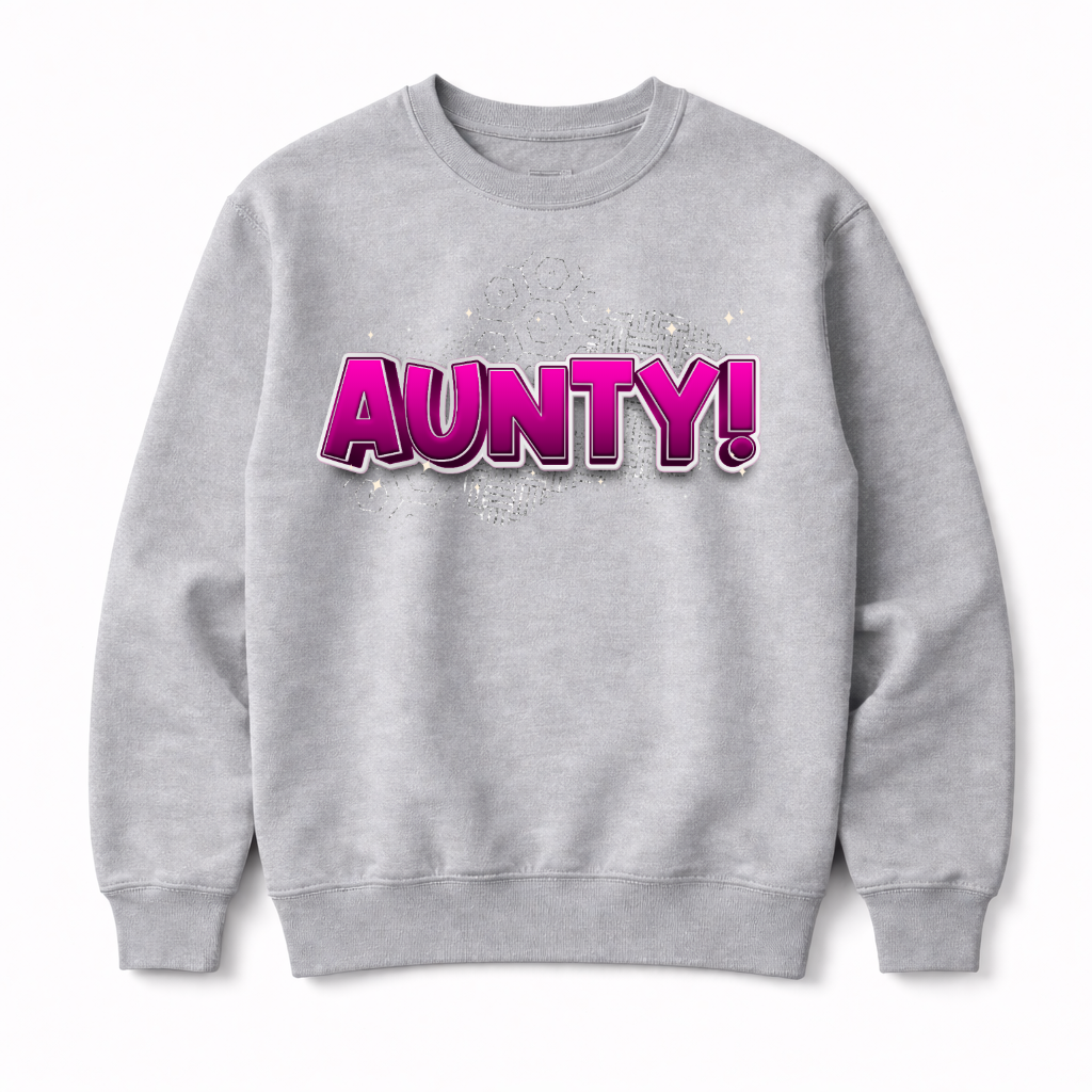 Aunty Sweatshirt-Pink