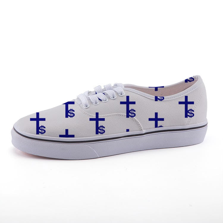 Men’s lace-up canvas shoes
