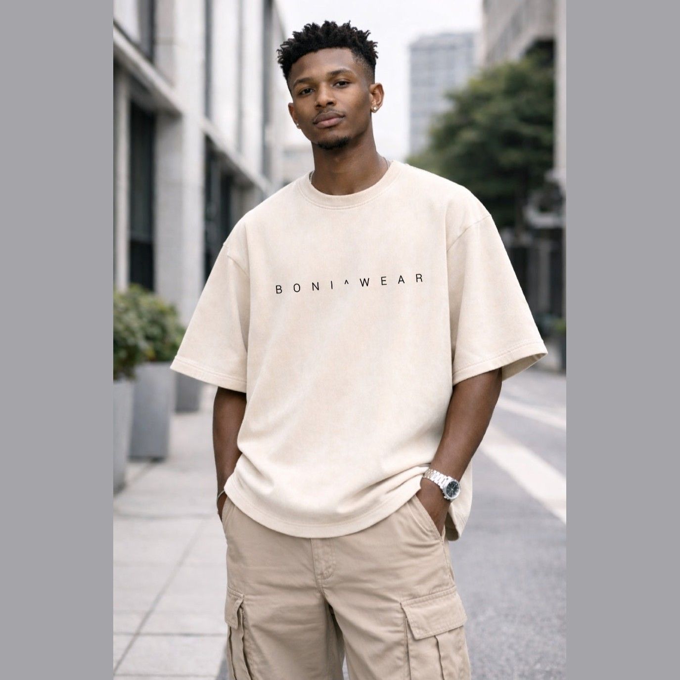 Men's Classic Ensemble - Ultra Suede Boxy Tee & Baseball Cap