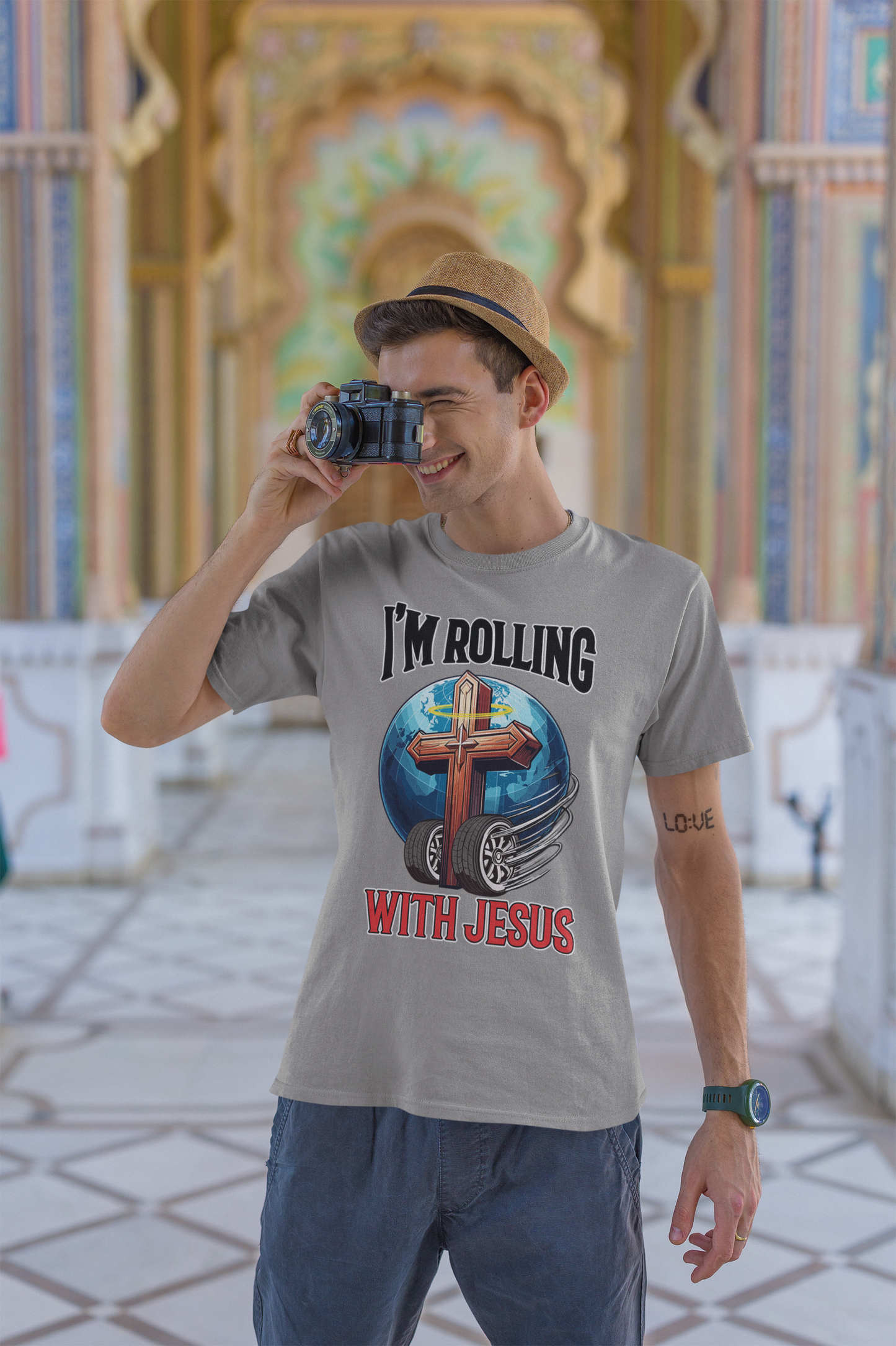 Rolling with Jesus T-Shirt