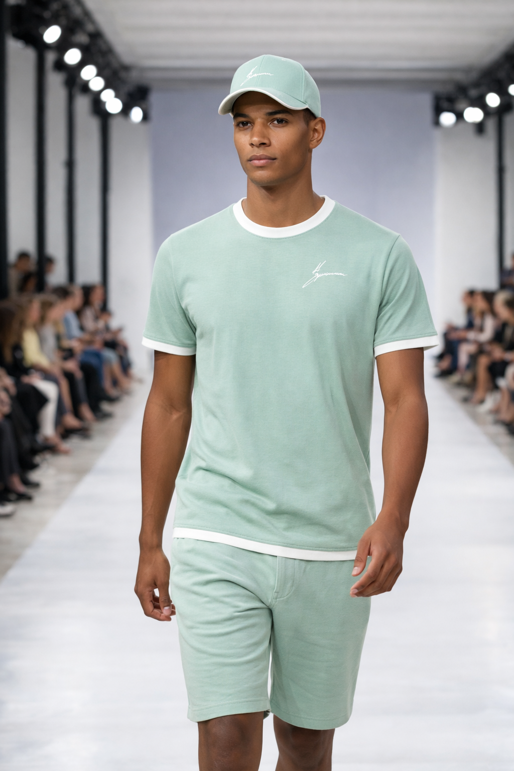 Men's Script/Classic Ensemble - Ringer Tee & Baseball Cap