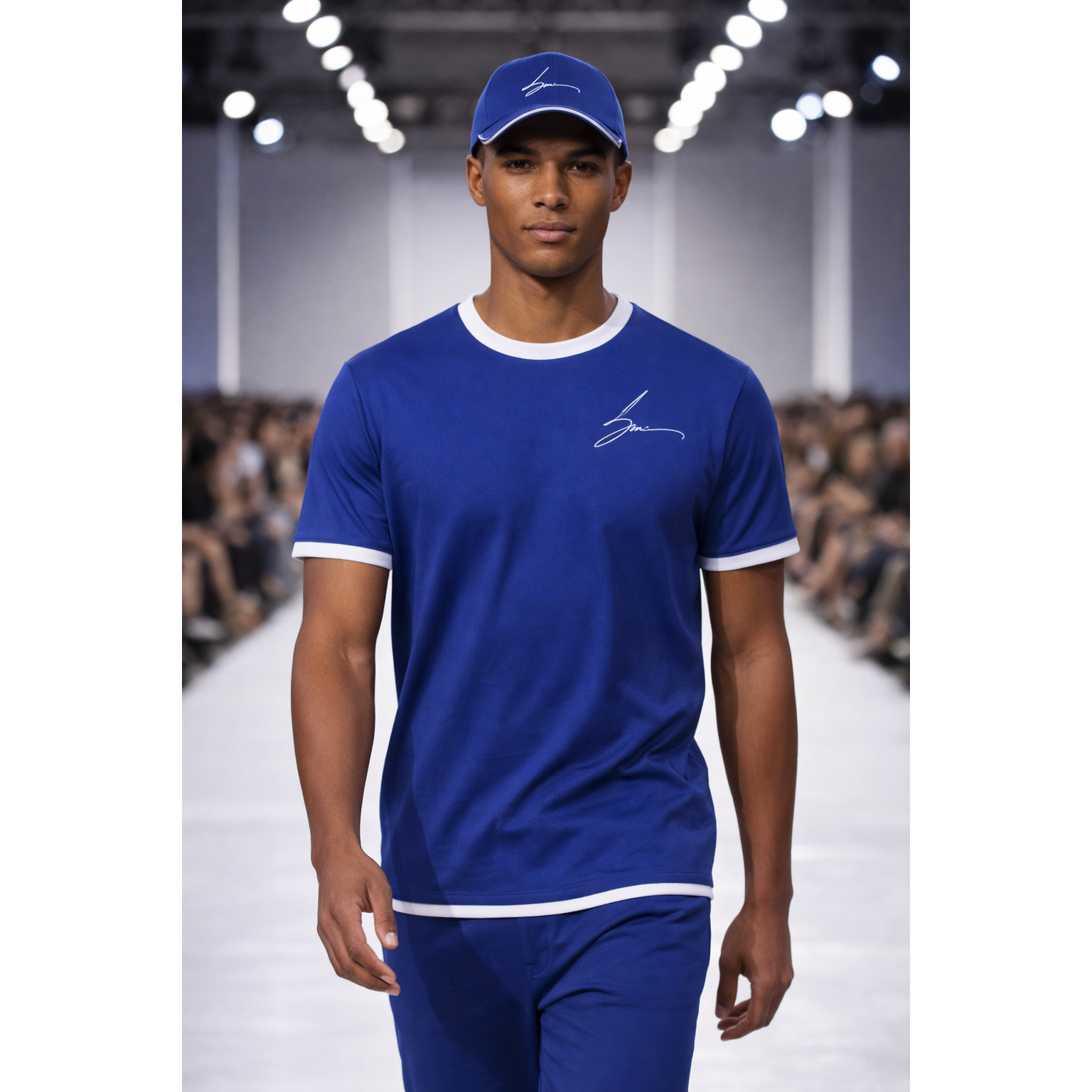 Men's Script/Classic Ensemble - Ringer Tee & Baseball Cap