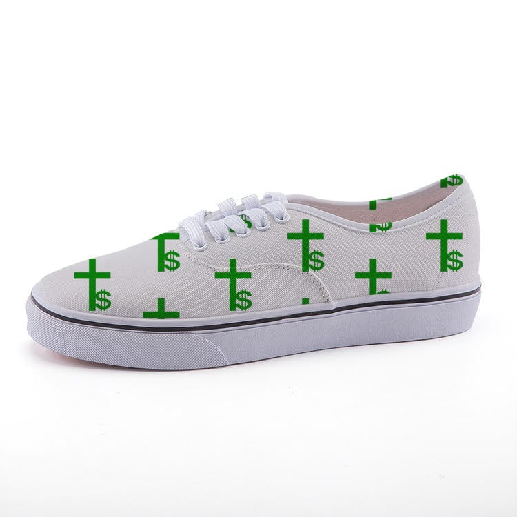Men’s lace-up canvas shoes