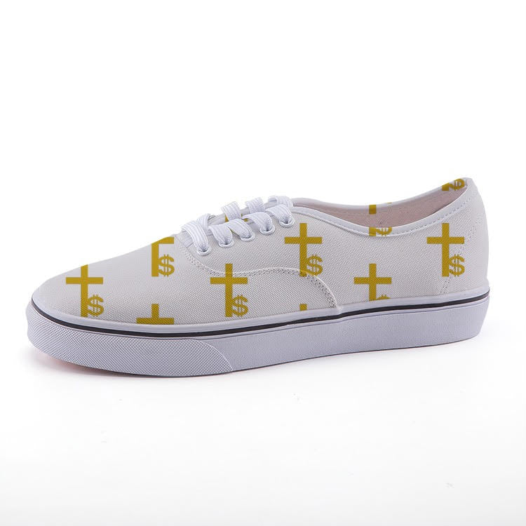 Men’s lace-up canvas shoes