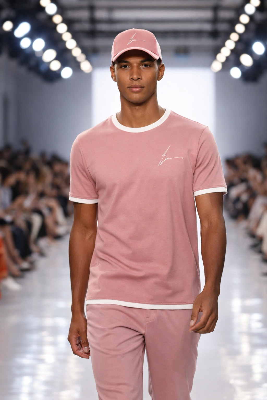 Men's Script/Classic Ensemble - Ringer Tee & Baseball Cap