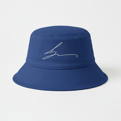 Royal blue bucket hat