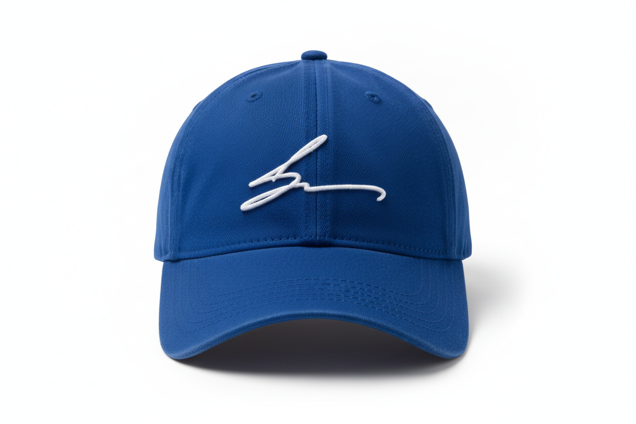 Royal Blue Cap - White Logo