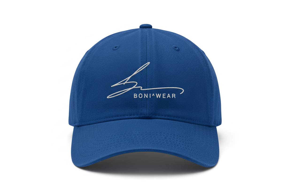 Royal Blue Cap - White Logo