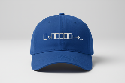 Royal Blue Cap - White Logo
