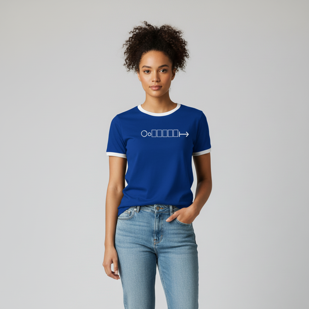 Royal Blue Ringer T-Shirt