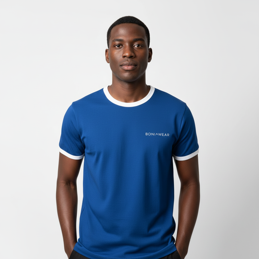 Royal Blue Ringer Tee