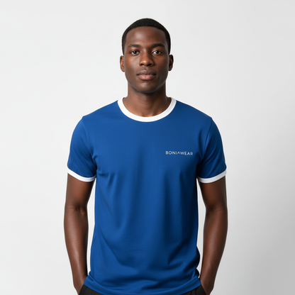 Royal Blue Ringer Tee