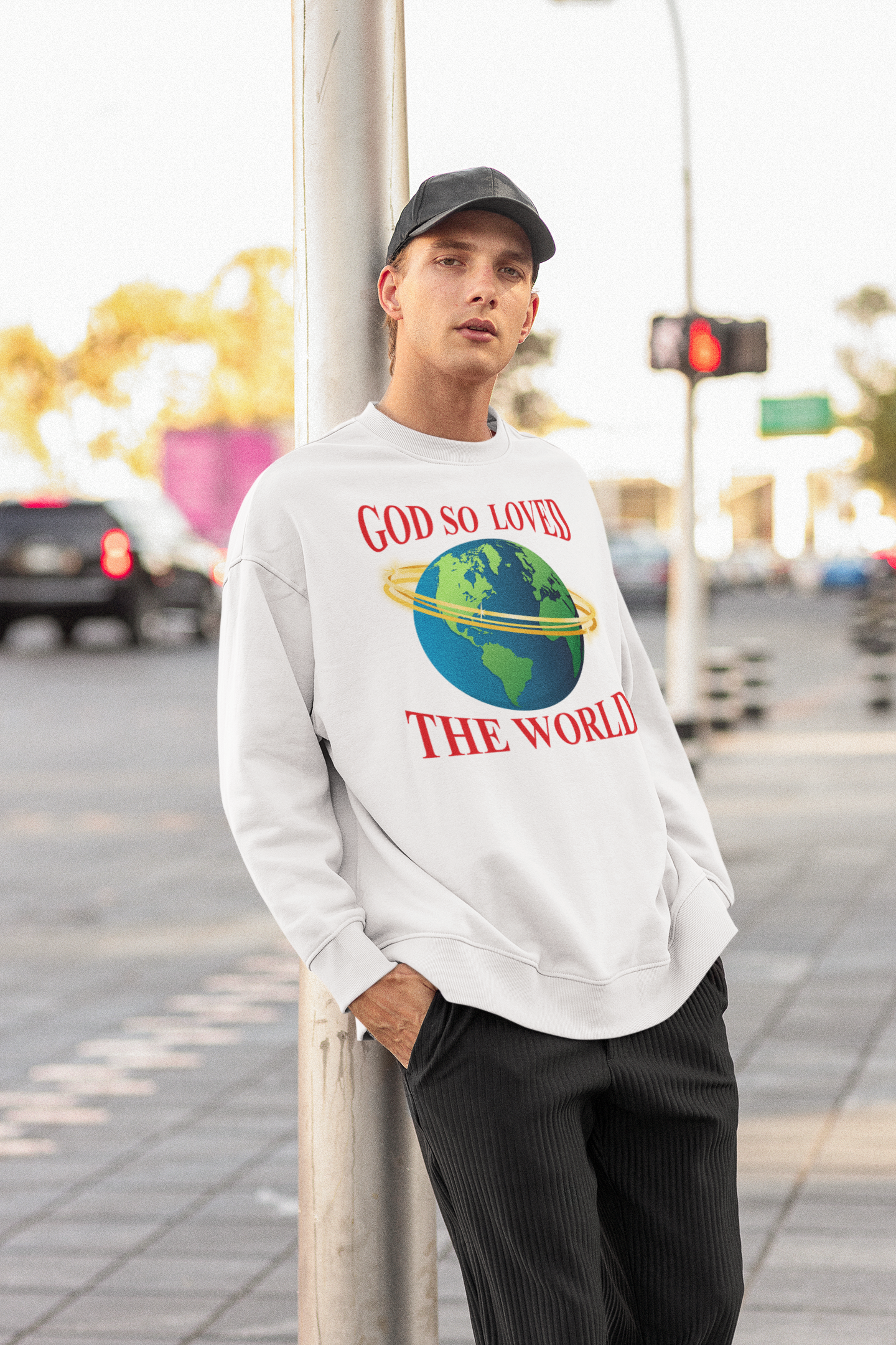 God So Loved Longsleeve Tshirt