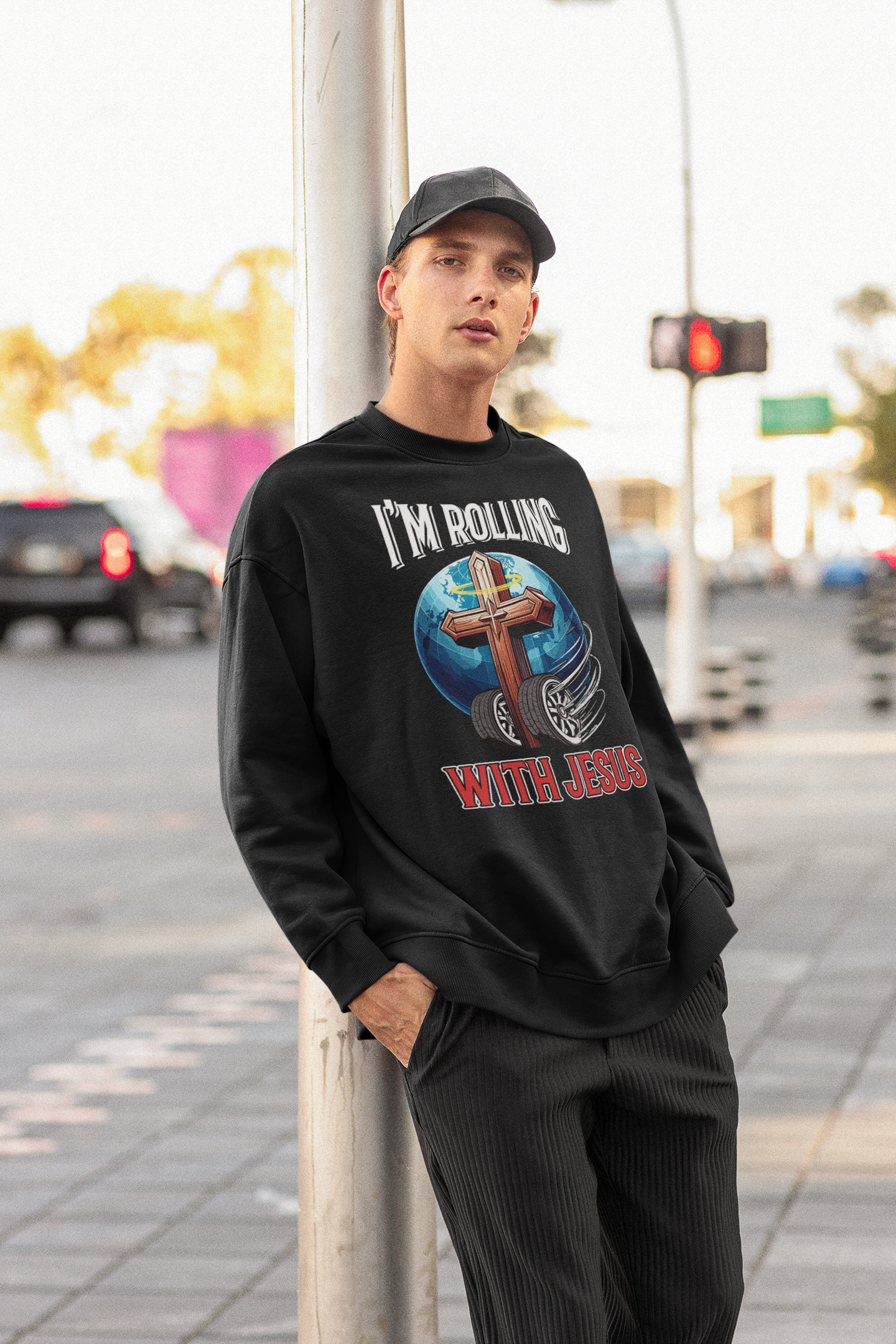 Rolling with Jesus Sweatshirt