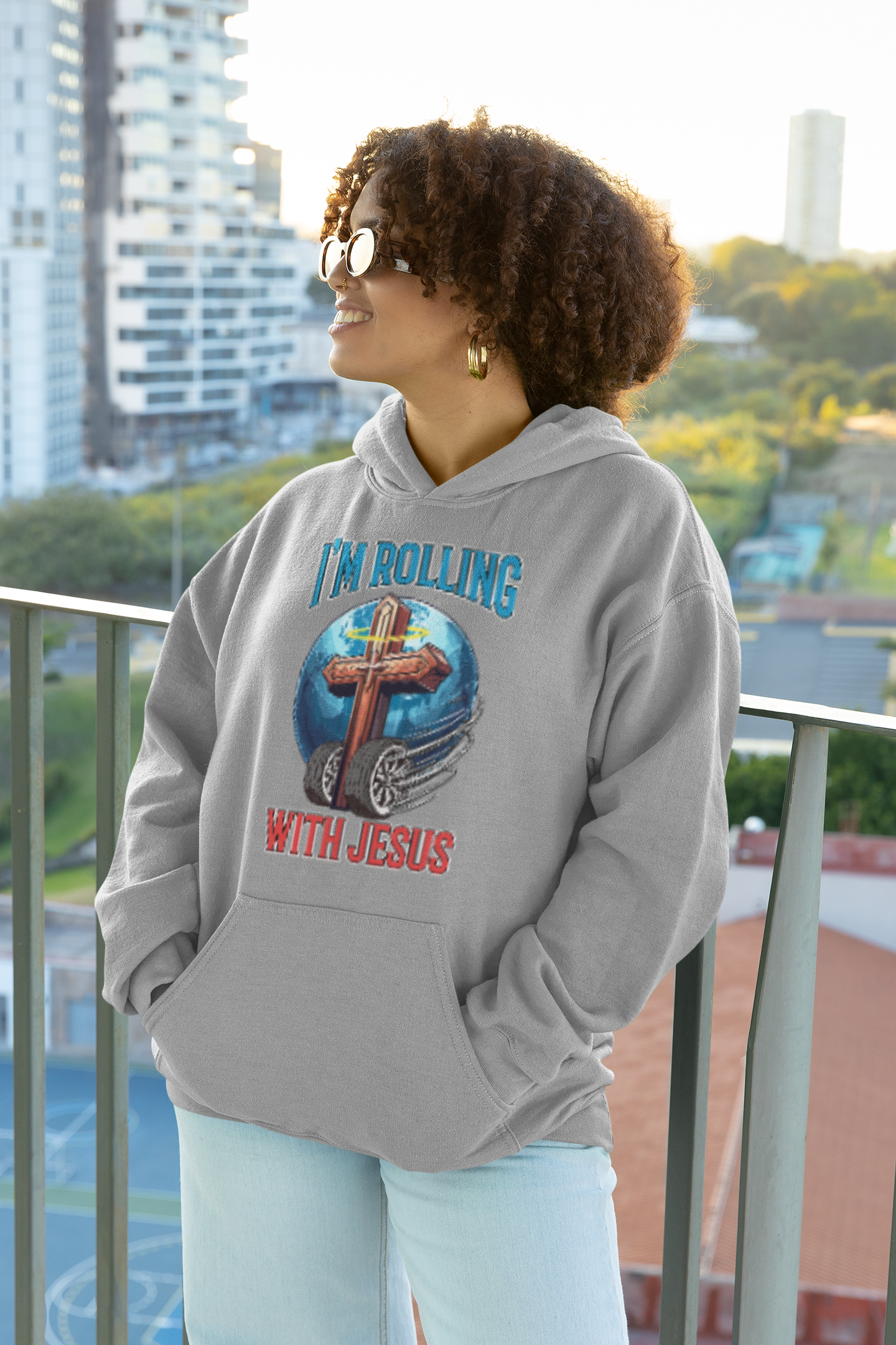 Rolling with Jesus Hoodie