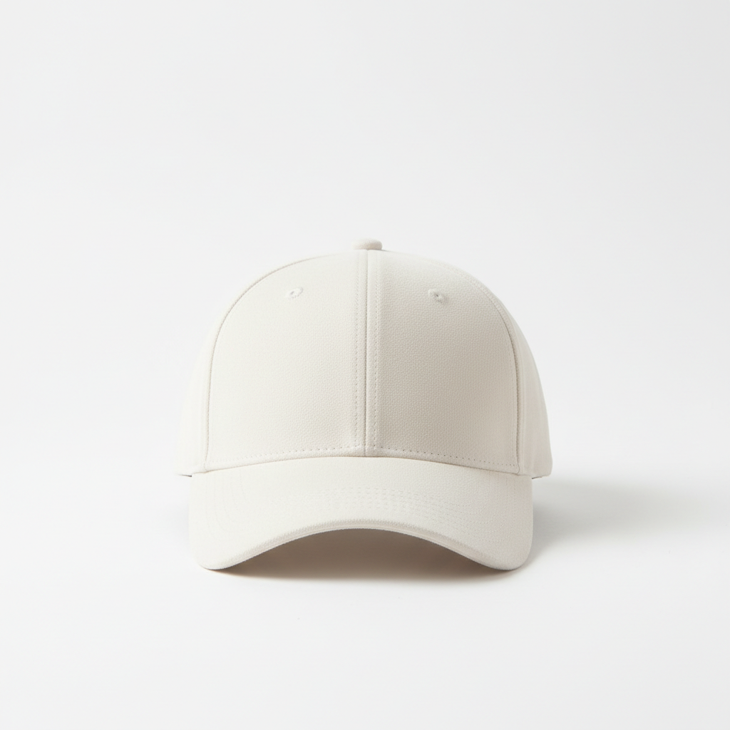 Ultra Suede Baseball Cap - Cream White
