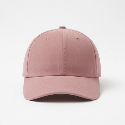 Ultra Suede Baseball Cap - Dusty Pink Plain
