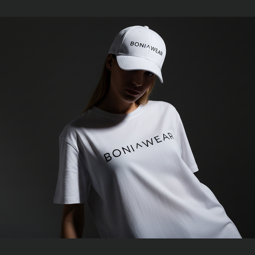 White Baseball Cap BONI^WEAR - New Version