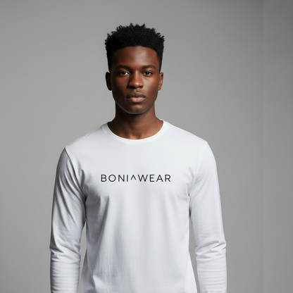 White Sans-Serif Logo