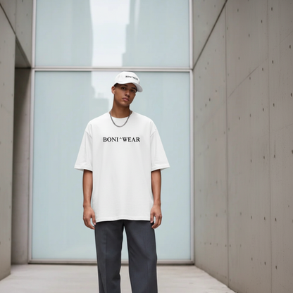White snapback and t-shirt