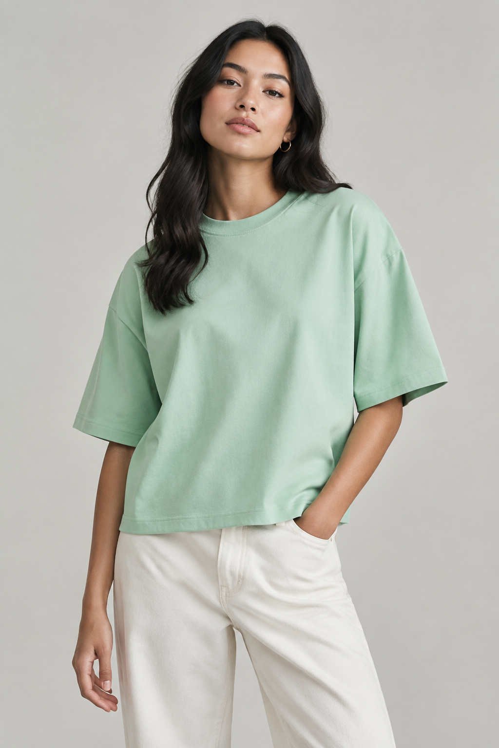 Women's Boxy Tee - Mint
