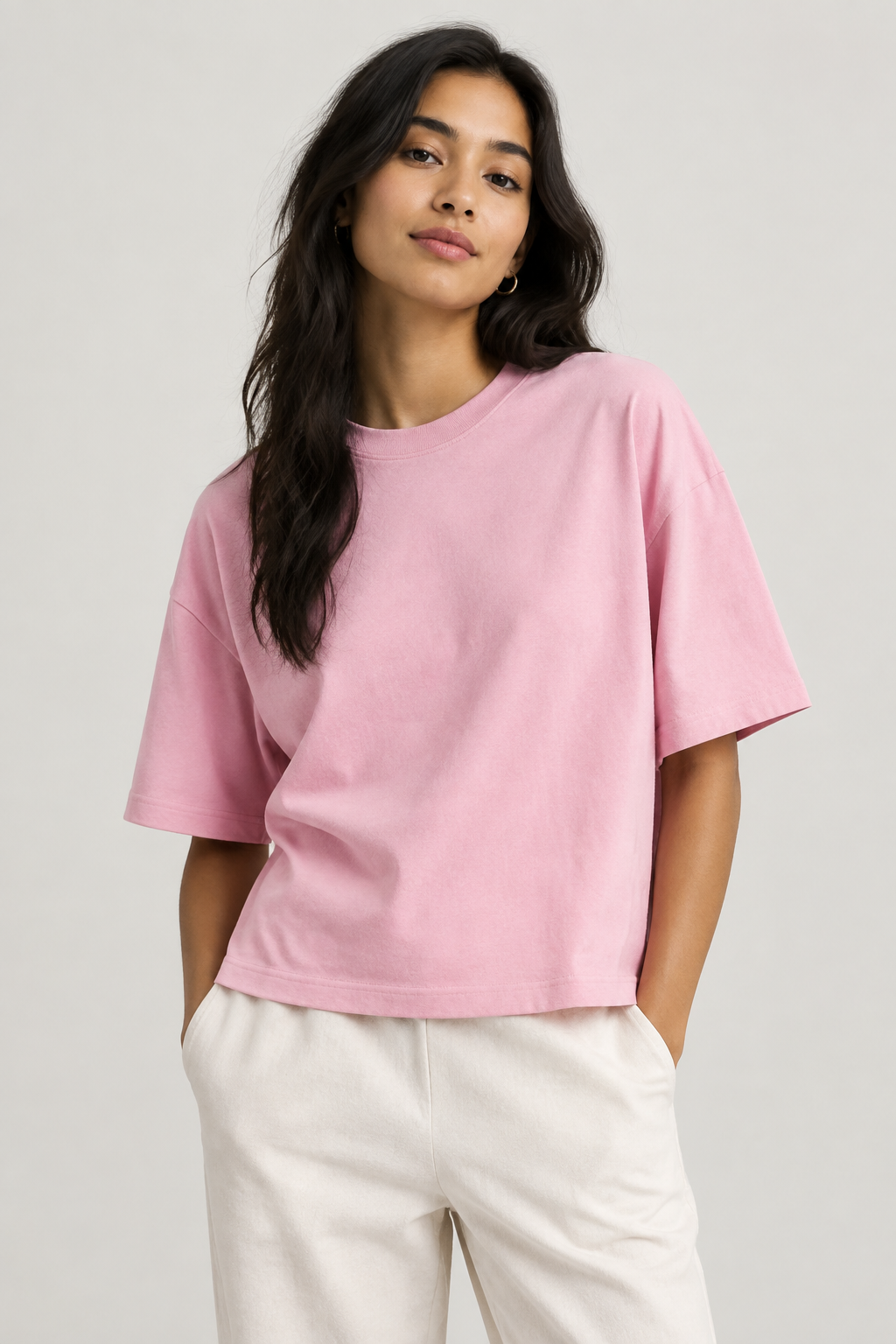 Women's Boxy Tee - Pink