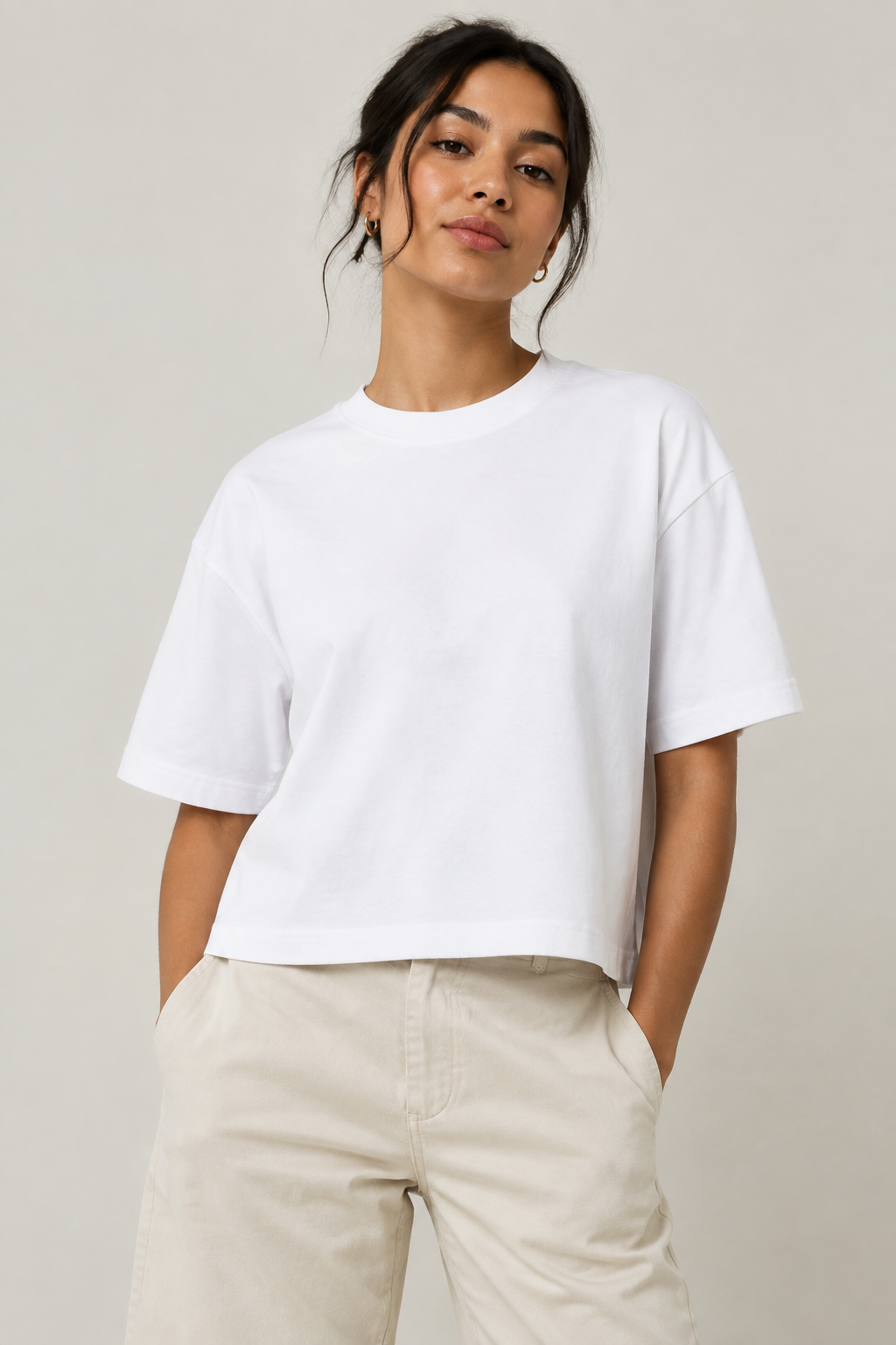 Women's Boxy Tee - White