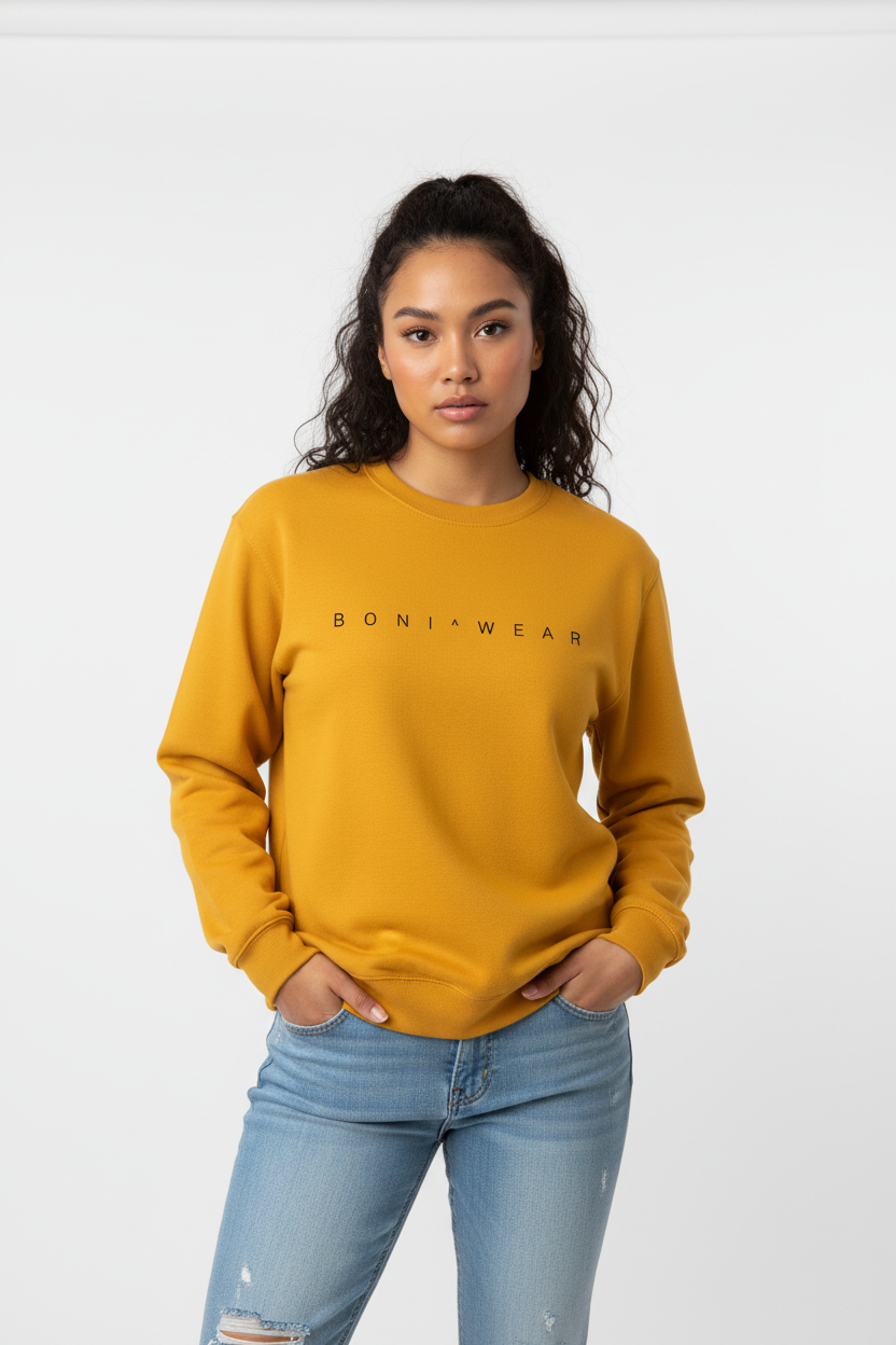 Yellow Boniwear sweatshirt