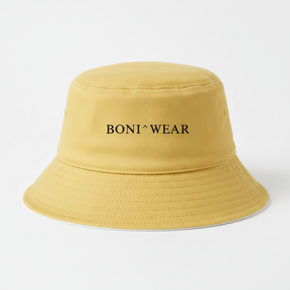 Yellow bucket hat