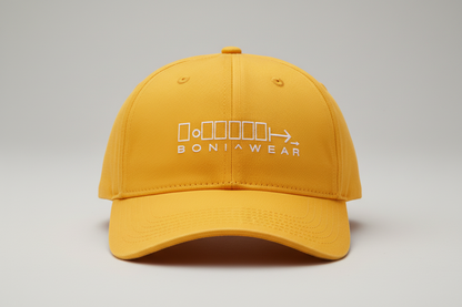 Yellow Cap - White Logo