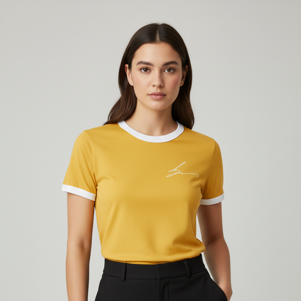 Yellow Ringer T-Shirt