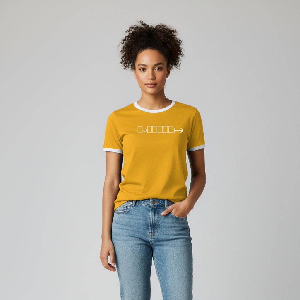 Yellow Ringer T-Shirt