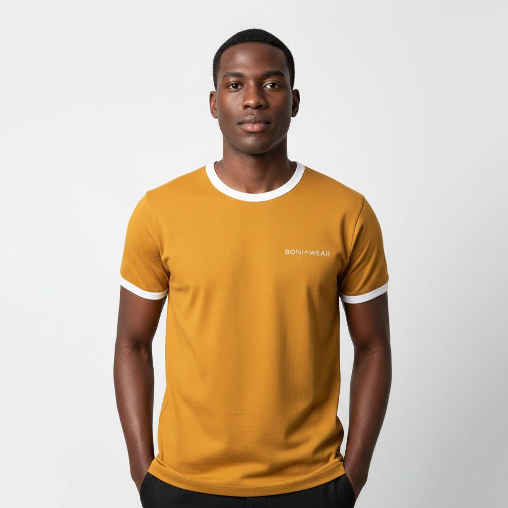 Yellow Ringer Tee